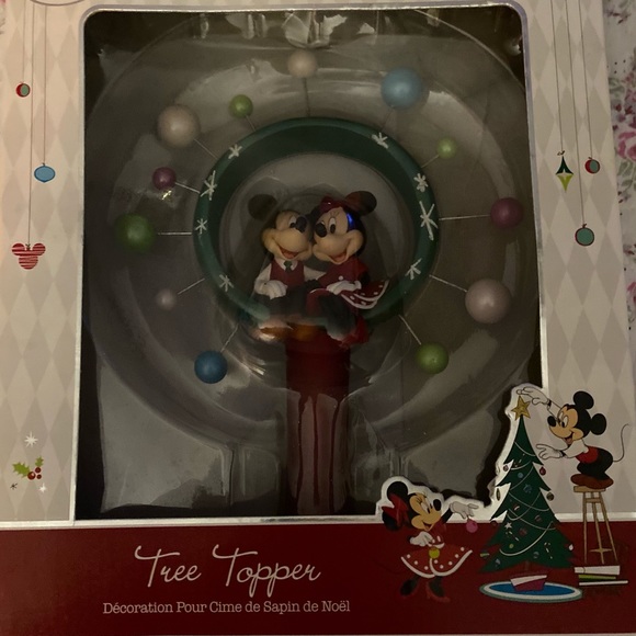 Walt Disney World store Christmas tree topper ❤️💚✨Mickey Mouse Minnie mouse - Picture 6 of 11